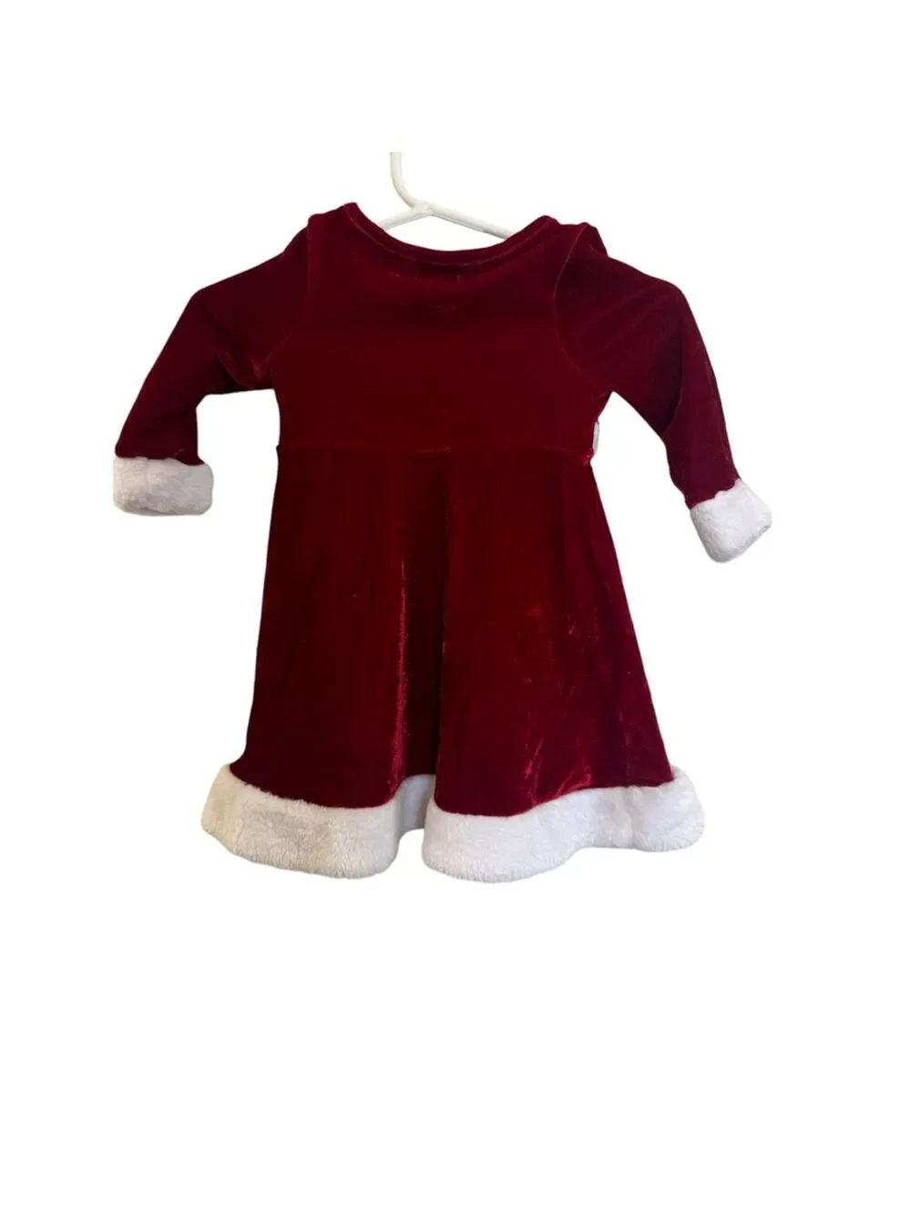 Girls' Pink & Violet Dress 2T Red White